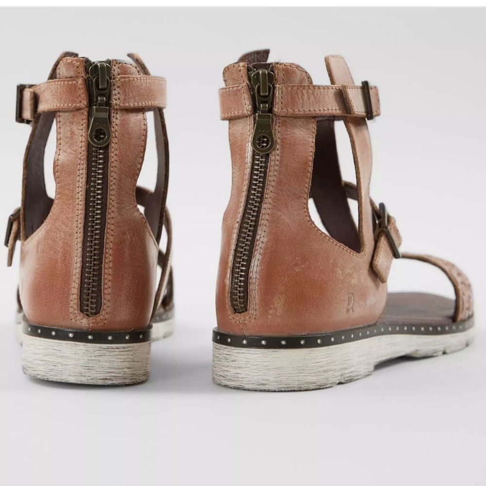 Roan by Bed Stu Women’s Lyssa Brown Distressed Gladiator Sandal Size US 7 - Picture 2 of 10
